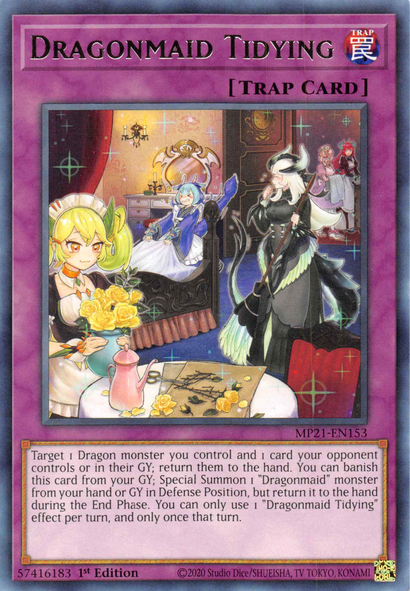 Dragonmaid Tidying [MP21-EN153] Rare | Galactic Gamez