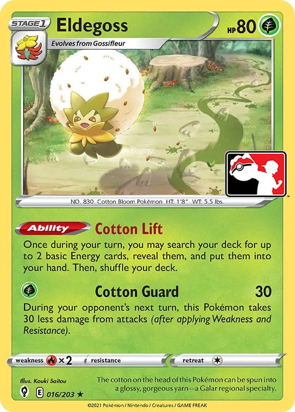 Eldegoss (016/203) [Prize Pack Series One] | Galactic Gamez