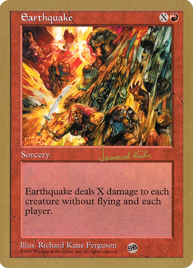 Earthquake (Janosch Kuhn) (SB) [World Championship Decks 1997] | Galactic Gamez