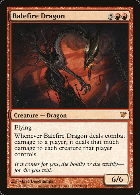 Balefire Dragon [Innistrad] | Galactic Gamez