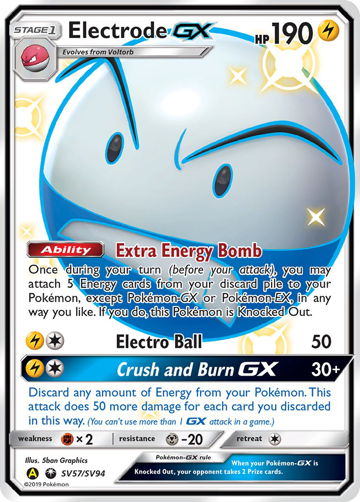 Electrode GX (SV57/SV94) [Sun & Moon: Hidden Fates - Shiny Vault] | Galactic Gamez