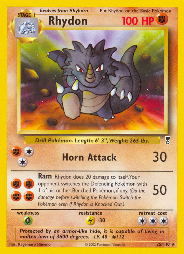 Rhydon (35/110) [Legendary Collection] | Galactic Gamez