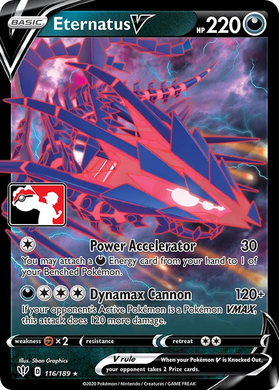 Eternatus V (116/189) [Prize Pack Series One] | Galactic Gamez