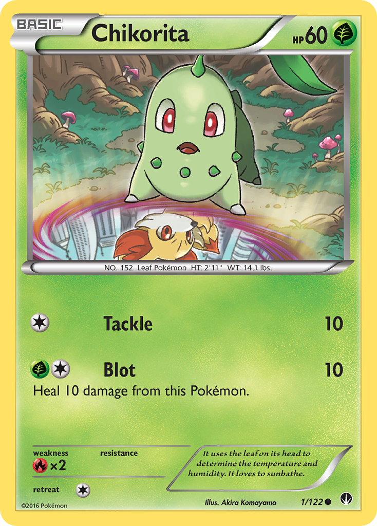 Chikorita (1/122) [XY: BREAKpoint] | Galactic Gamez