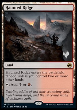 Haunted Ridge (Promo Pack) [Innistrad: Midnight Hunt Promos] | Galactic Gamez