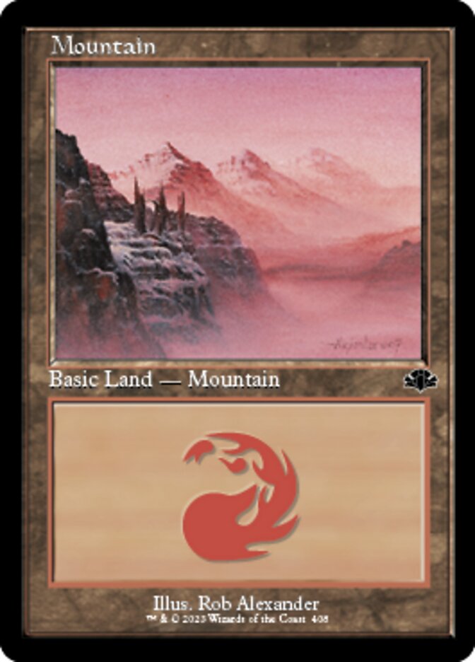 Mountain (408) (Retro) [Dominaria Remastered] | Galactic Gamez