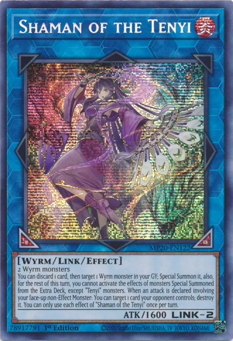 Shaman of the Tenyi [MP20-EN122] Prismatic Secret Rare | Galactic Gamez