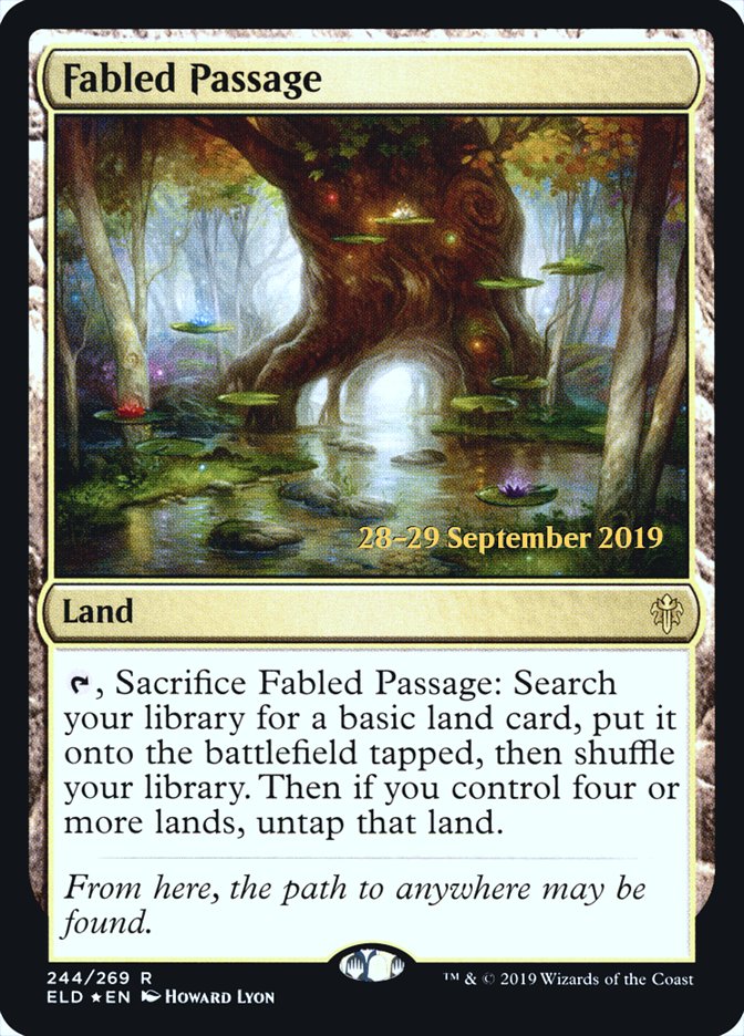 Fabled Passage  [Throne of Eldraine Prerelease Promos] | Galactic Gamez