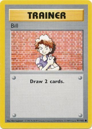 Bill (91/102) [Base Set Shadowless Unlimited] | Galactic Gamez