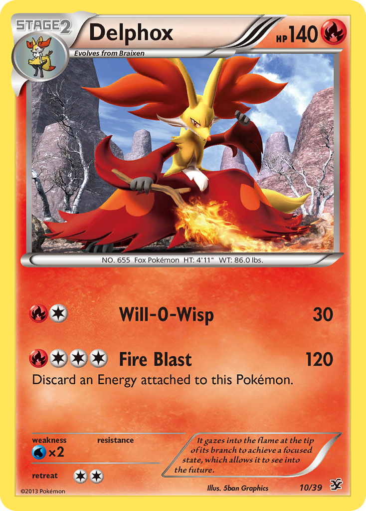 Delphox (10/39) [XY: Kalos Starter Set] | Galactic Gamez