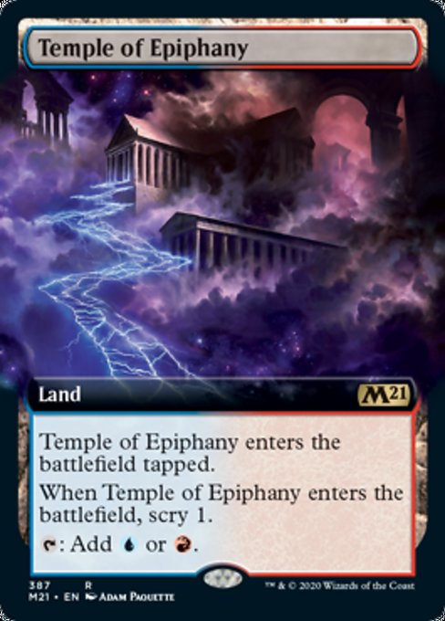 Temple of Epiphany (Extended Art) [Core Set 2021] | Galactic Gamez