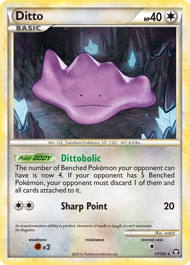 Ditto (17/102) [HeartGold & SoulSilver: Triumphant] | Galactic Gamez