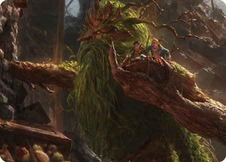 Treebeard, Gracious Host Art Card [The Lord of the Rings: Tales of Middle-earth Art Series] | Galactic Gamez