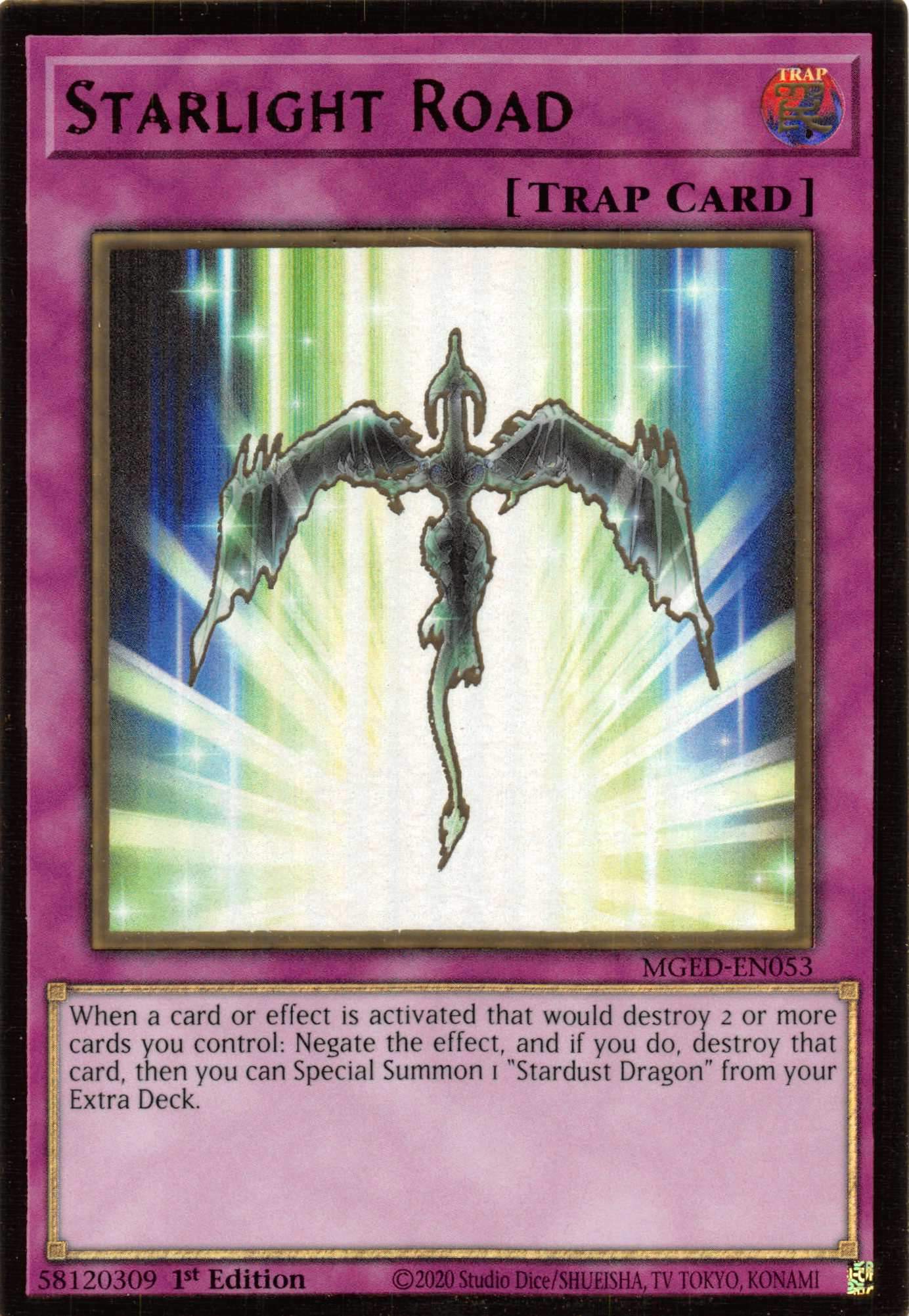 Starlight Road [MGED-EN053] Gold Rare | Galactic Gamez