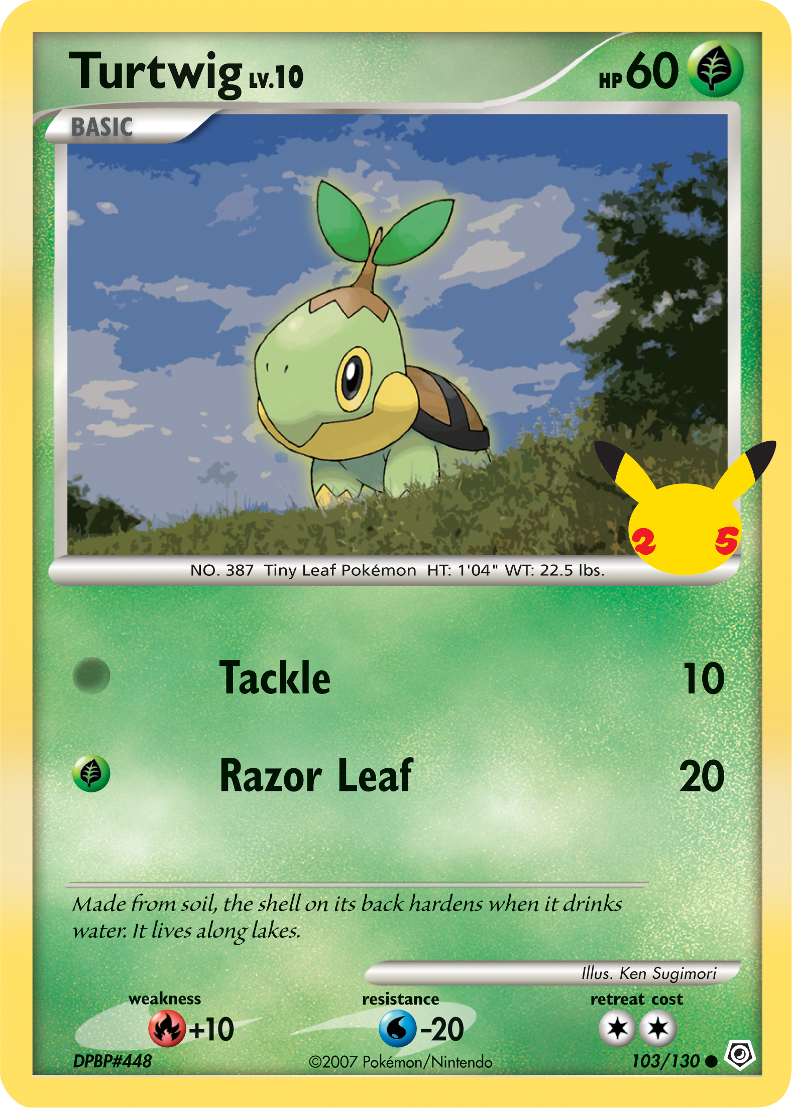 Turtwig (103/130) [First Partner Pack] | Galactic Gamez