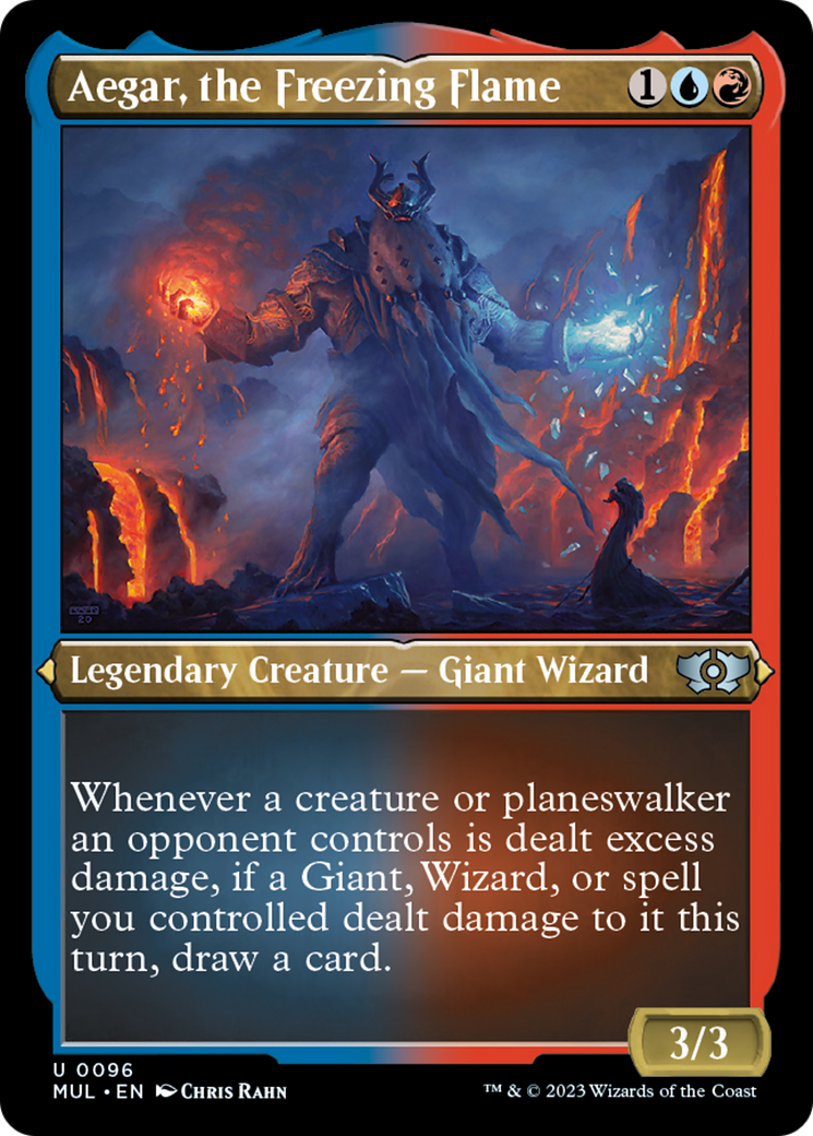 Aegar, the Freezing Flame (Foil Etched) [Multiverse Legends] | Galactic Gamez