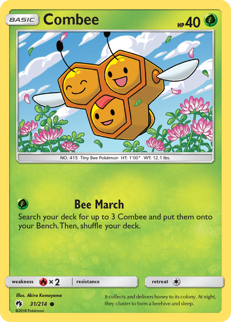 Combee (31/214) [Sun & Moon: Lost Thunder] | Galactic Gamez