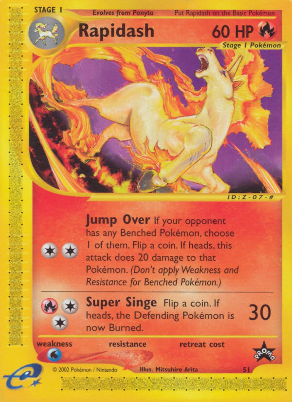 Rapidash (51) [Wizards of the Coast: Black Star Promos] | Galactic Gamez