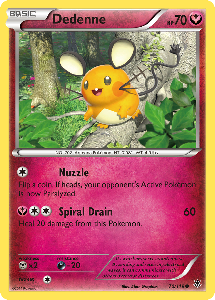 Dedenne (70/119) [XY: Phantom Forces] | Galactic Gamez