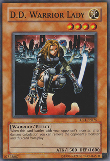 D.D. Warrior Lady [DR1-EN189] Super Rare | Galactic Gamez