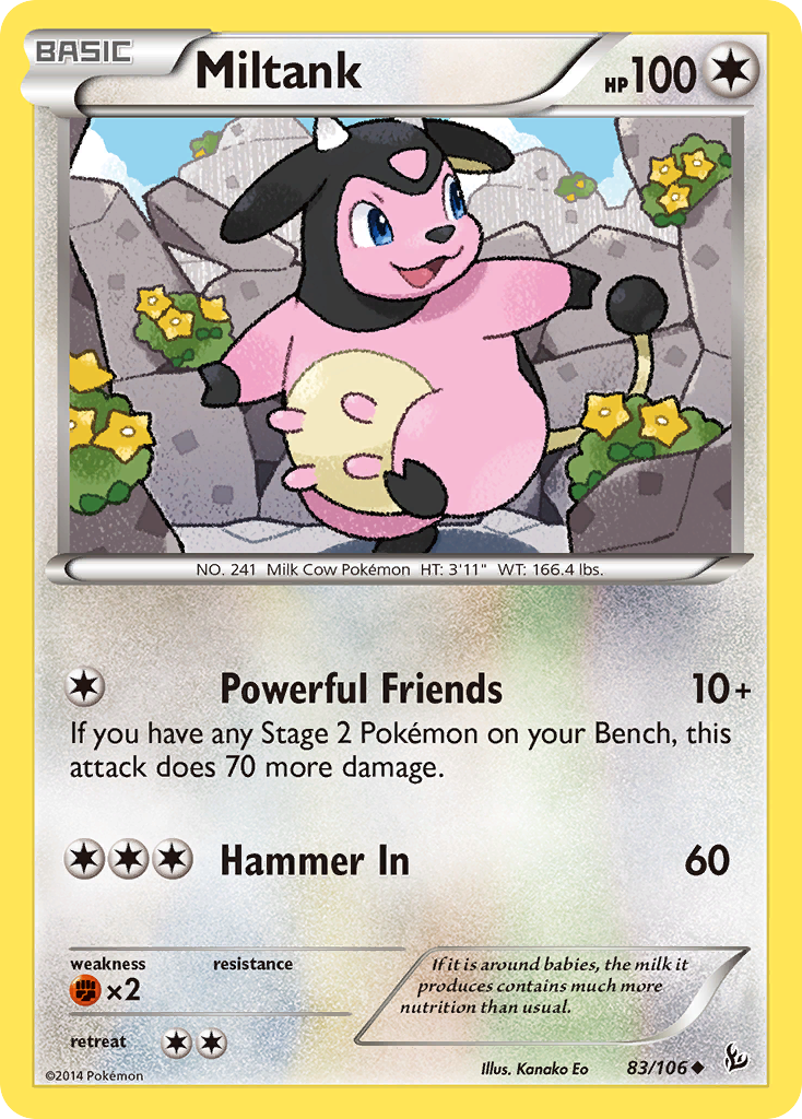 Miltank (83/106) [XY: Flashfire] | Galactic Gamez