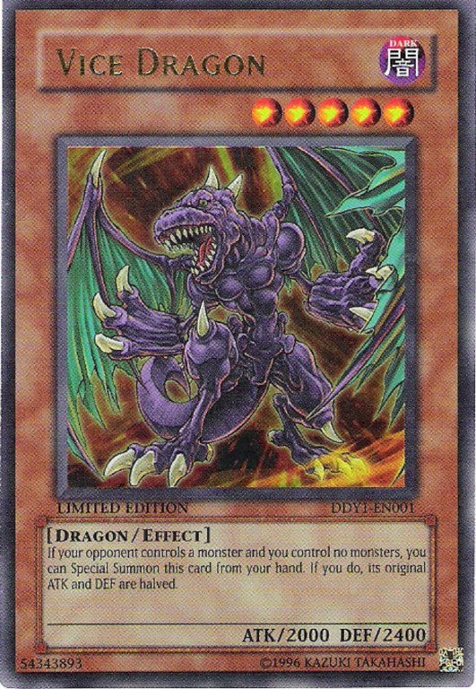 Vice Dragon (Promo) [DDY1-EN001] Ultra Rare | Galactic Gamez