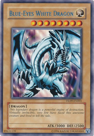 Blue-Eyes White Dragon (Silver) [DL09-EN001] Rare | Galactic Gamez