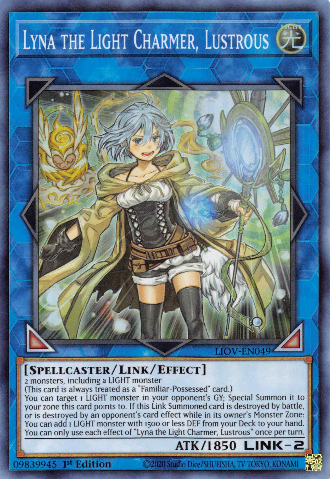 Lyna the Light Charmer, Lustrous [LIOV-EN049] Super Rare | Galactic Gamez