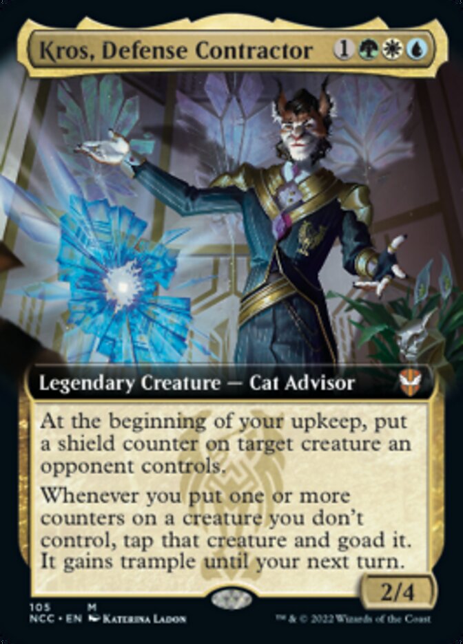 Kros, Defense Contractor (Extended Art) [Streets of New Capenna Commander] | Galactic Gamez