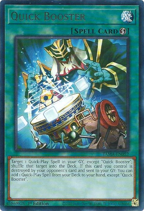 Quick Booster [TAMA-EN052] Rare | Galactic Gamez