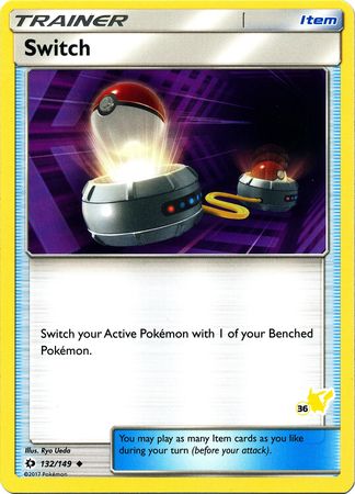 Switch (132/149) (Pikachu Stamp #36) [Battle Academy 2020] | Galactic Gamez
