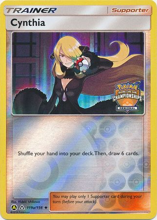 Cynthia (119a/156) (Regional Championship Promo) [Sun & Moon: Ultra Prism] | Galactic Gamez