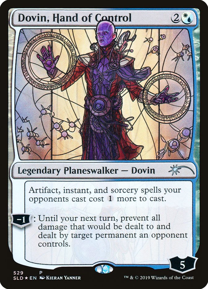 Dovin, Hand of Control (Stained Glass) [Secret Lair Drop Promos] | Galactic Gamez