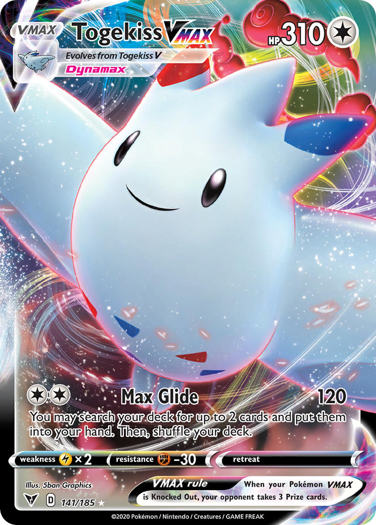 Togekiss VMAX (141/185) [Sword & Shield: Vivid Voltage] | Galactic Gamez