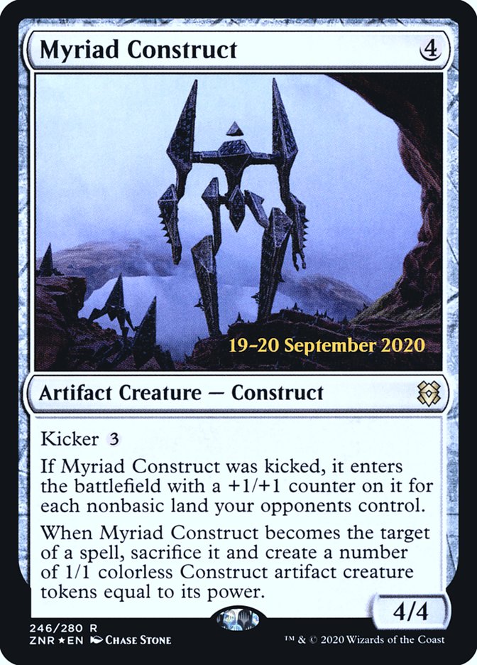 Myriad Construct  [Zendikar Rising Prerelease Promos] | Galactic Gamez