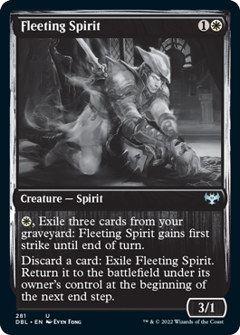 Fleeting Spirit [Innistrad: Double Feature] | Galactic Gamez