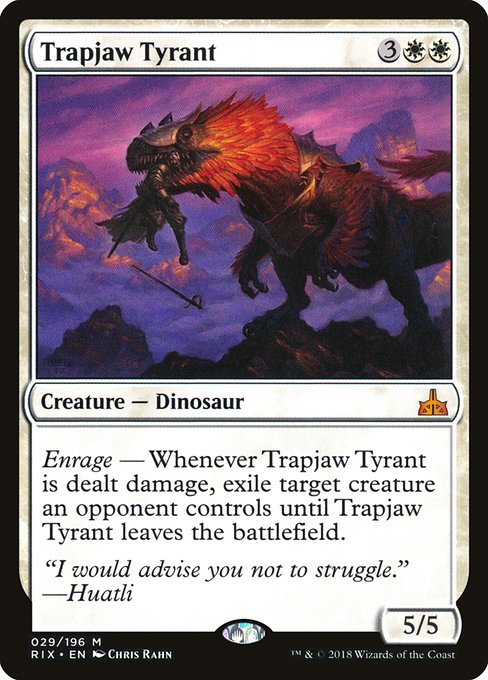 Trapjaw Tyrant [Rivals of Ixalan] | Galactic Gamez