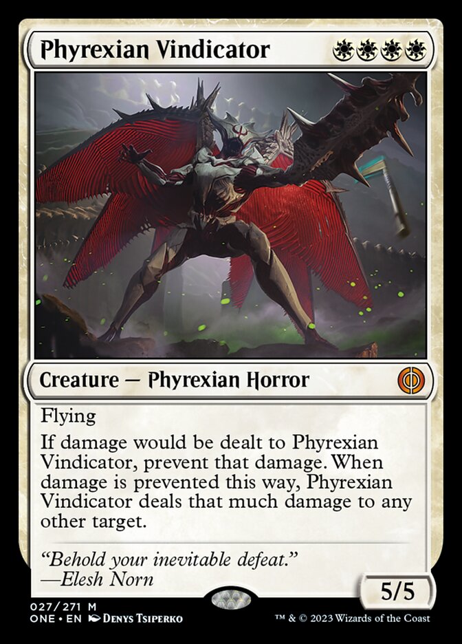 Phyrexian Vindicator [Phyrexia: All Will Be One] | Galactic Gamez