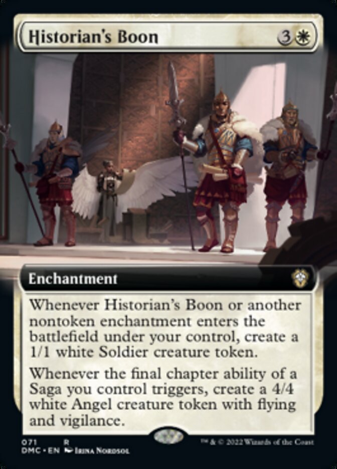Historian's Boon (Extended Art) [Dominaria United Commander] | Galactic Gamez