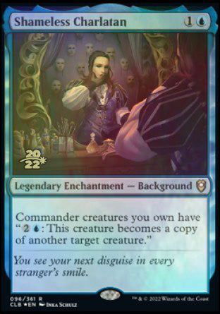 Shameless Charlatan [Commander Legends: Battle for Baldur's Gate Prerelease Promos] | Galactic Gamez