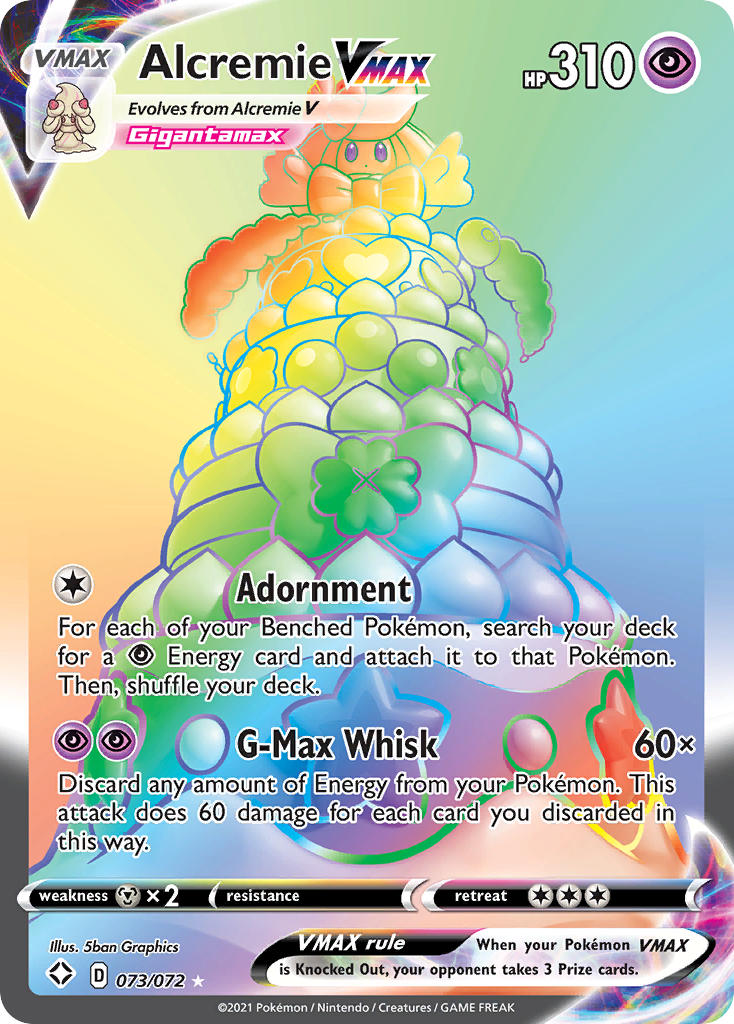 Alcremie VMAX (073/072) [Sword & Shield: Shining Fates] | Galactic Gamez