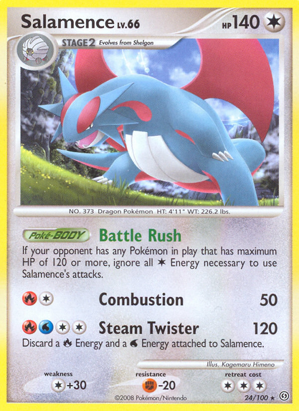 Salamence (24/100) [Diamond & Pearl: Stormfront] | Galactic Gamez