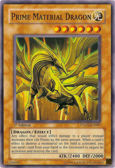 Prime Material Dragon [PTDN-EN087] Super Rare | Galactic Gamez