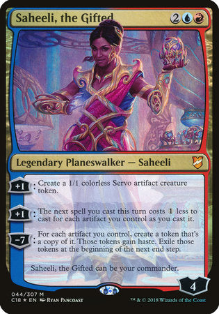 Saheeli, the Gifted (Commander 2018) [Commander 2018 Oversized] | Galactic Gamez