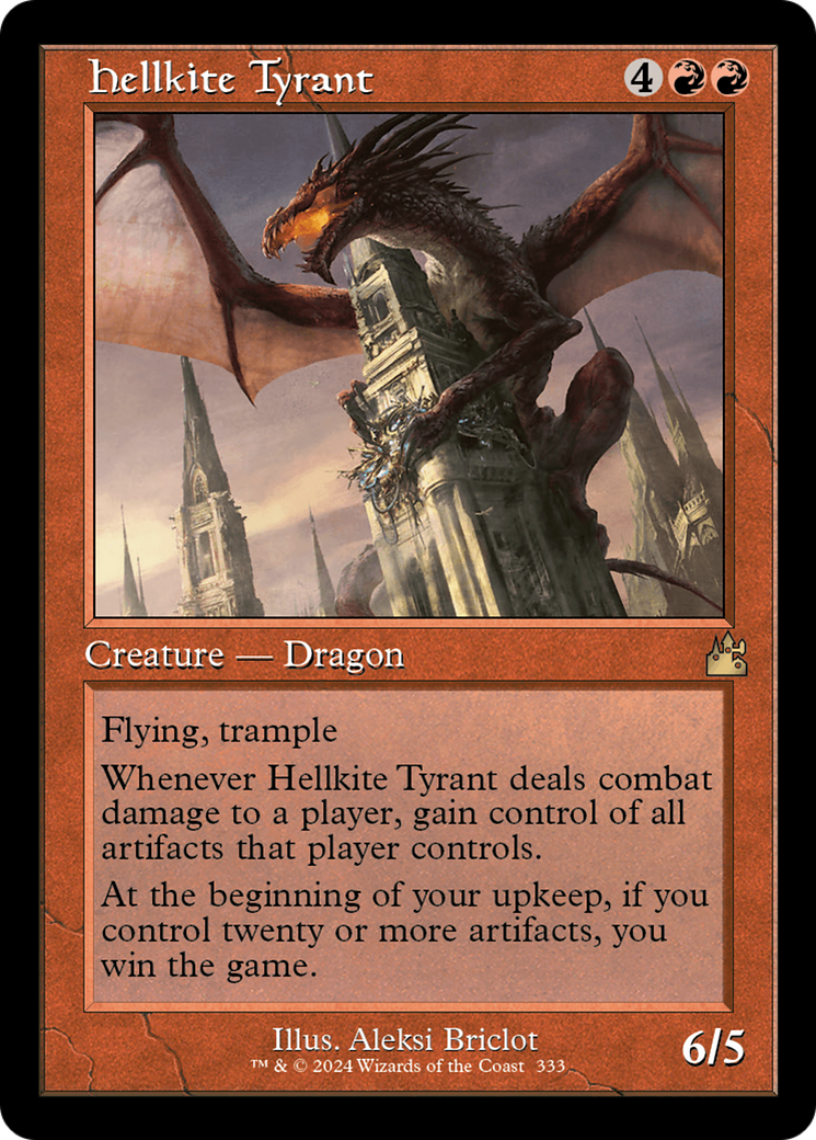 Hellkite Tyrant (Retro Frame) [Ravnica Remastered] | Galactic Gamez