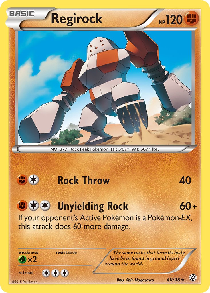 Regirock (40/98) (Theme Deck Exclusive) [XY: Ancient Origins] | Galactic Gamez