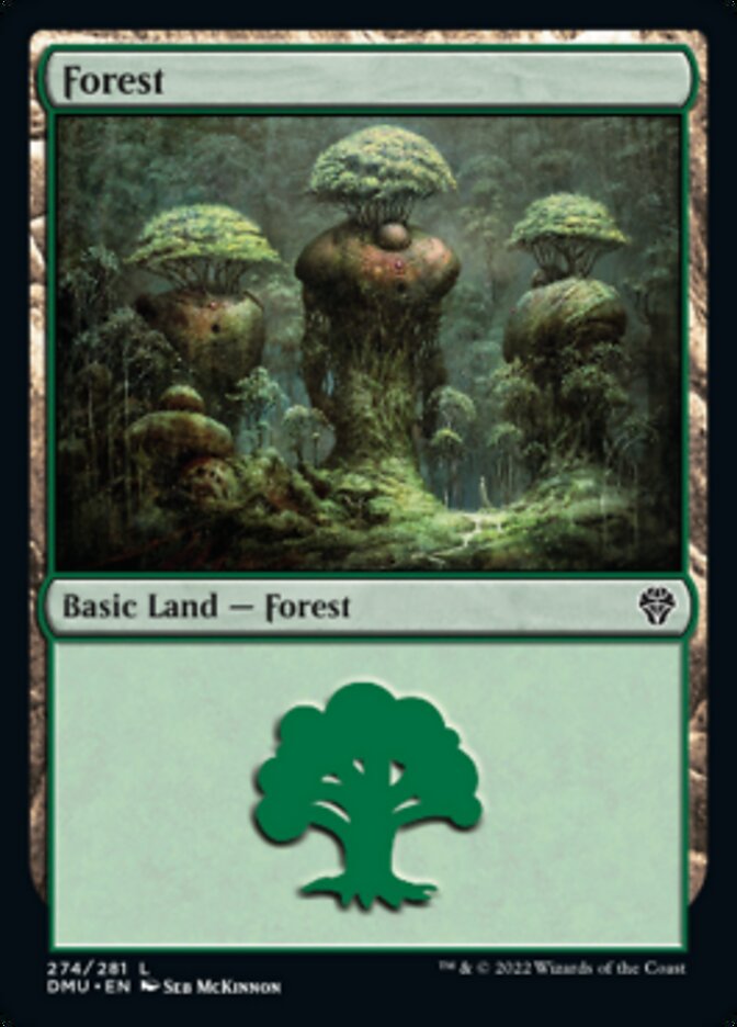 Forest (274) [Dominaria United] | Galactic Gamez