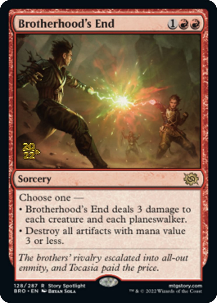 Brotherhood's End [The Brothers' War: Prerelease Promos] | Galactic Gamez