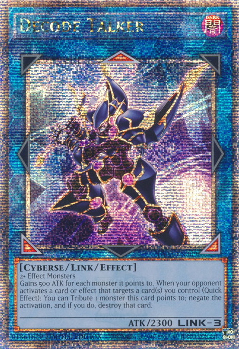 Decode Talker [TN23-EN009] Quarter Century Secret Rare | Galactic Gamez