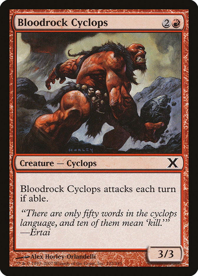 Bloodrock Cyclops [Tenth Edition] | Galactic Gamez